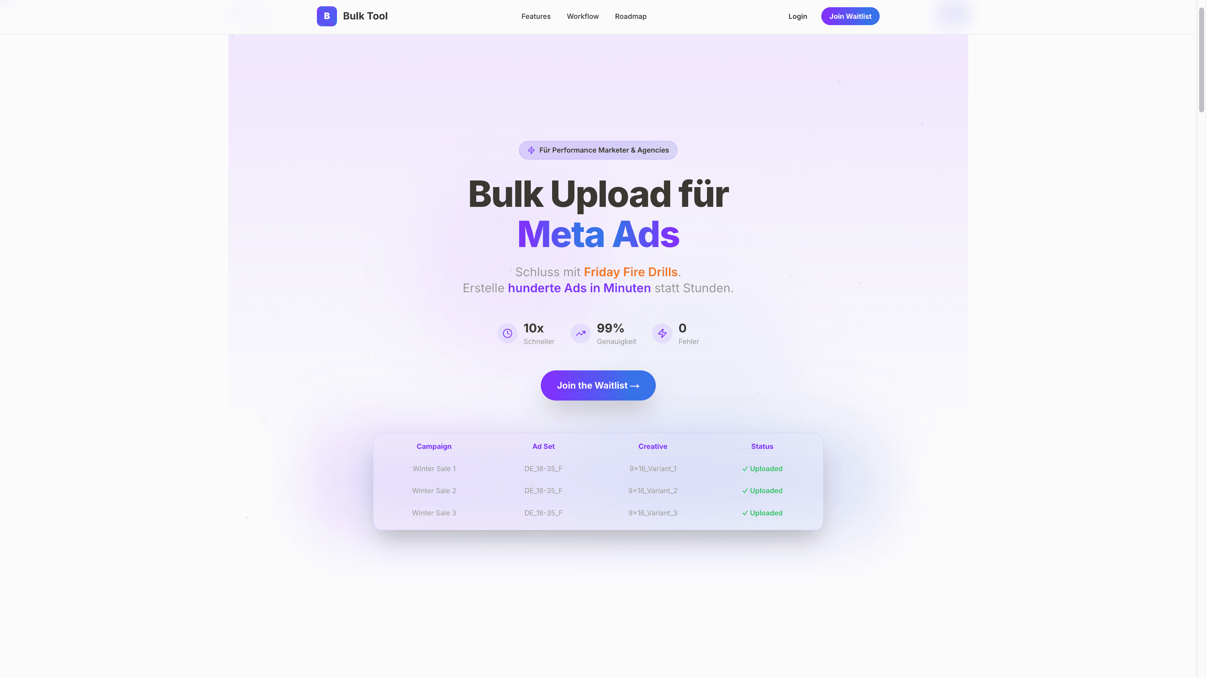 Bulk Tool screenshot